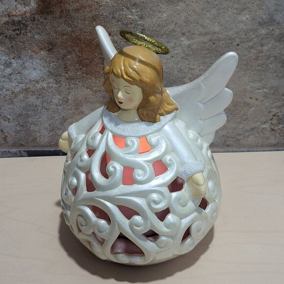 Angel Luminary Flameless LED Light Candle Changes Colors Christmas Decor Figurin - Picture 8 of 14